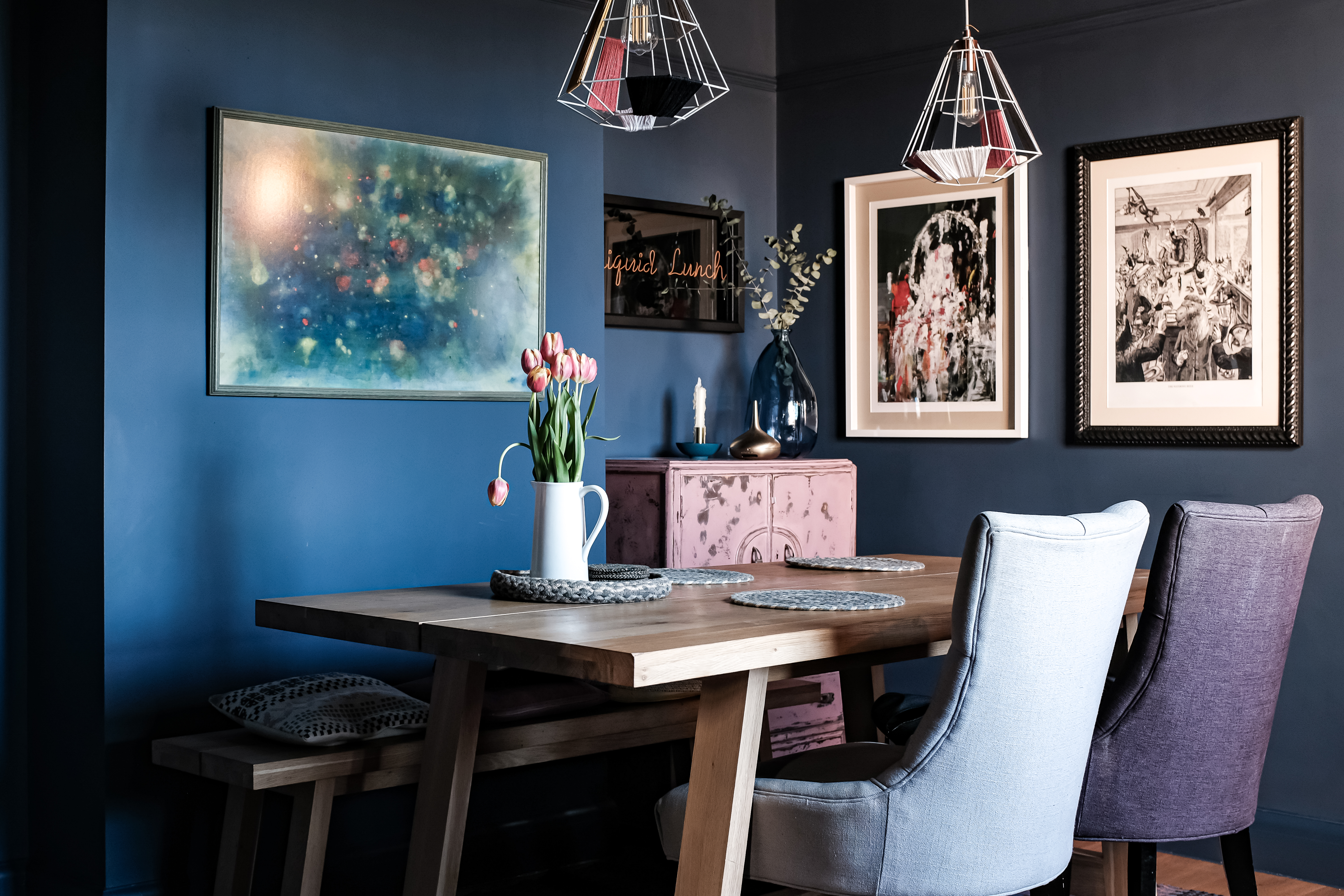 Dining room interior design by Ida May Interiors