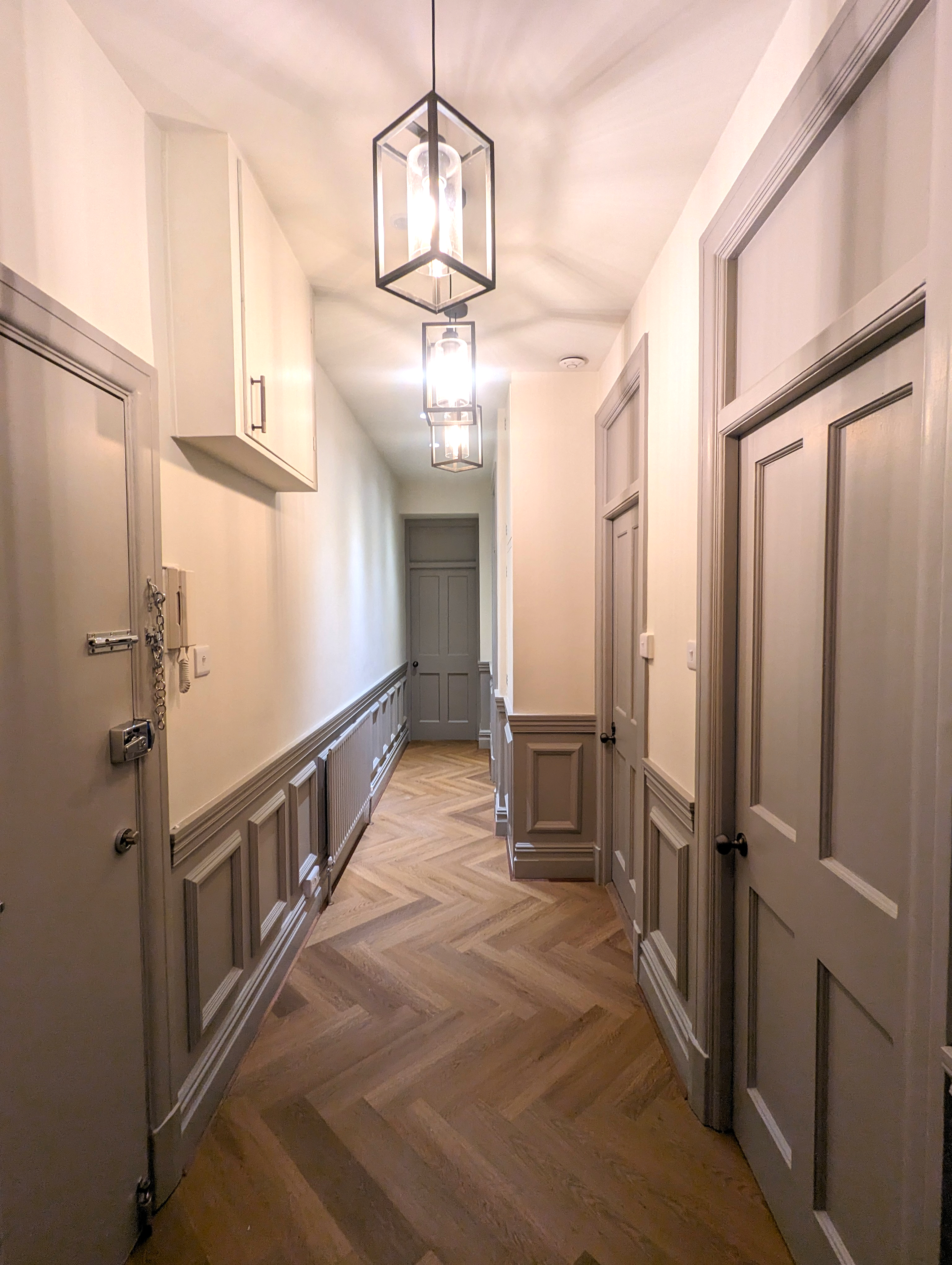 Hallway interior design by Ida May Interiors
