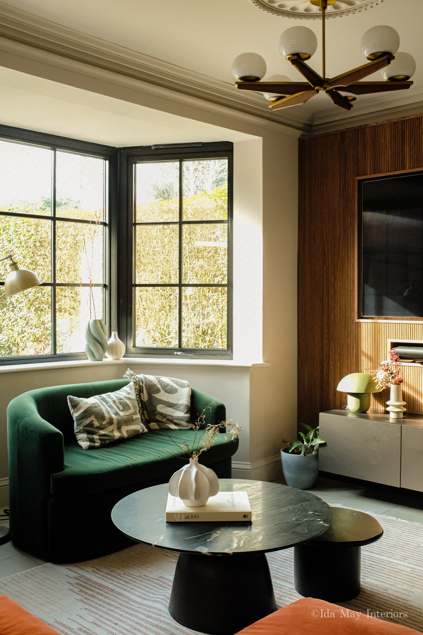 Living room interior design by Ida May Interiors