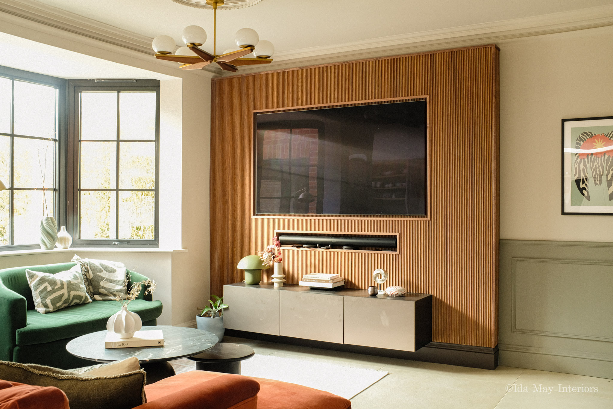 Living room interior design by Ida May Interiors