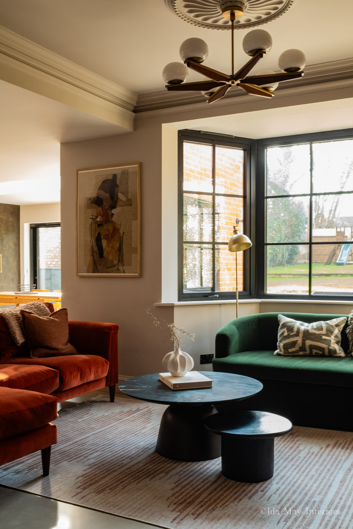 Living room interior design by Ida May Interiors