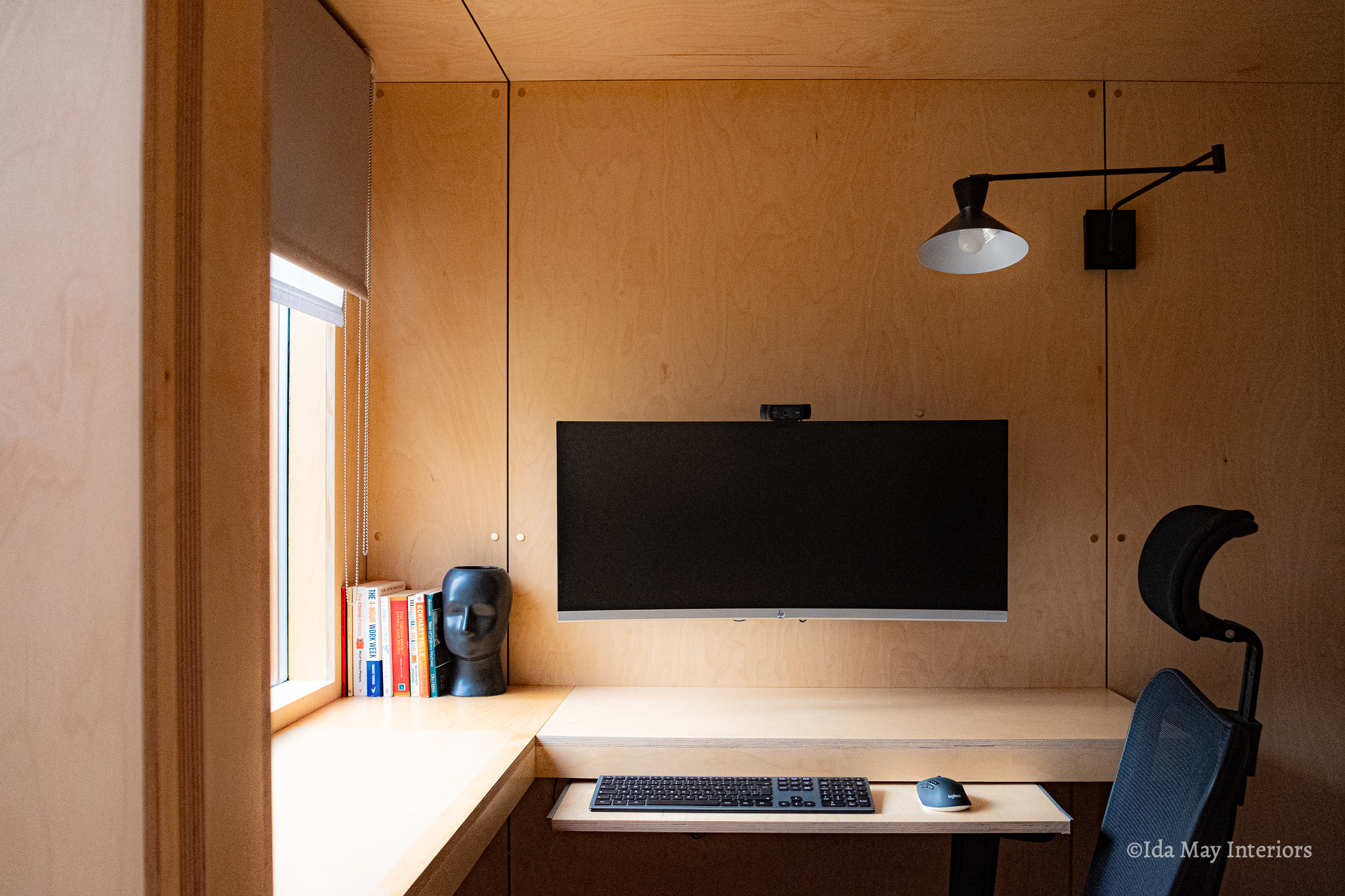 Home office interior design by Ida May Interiors
