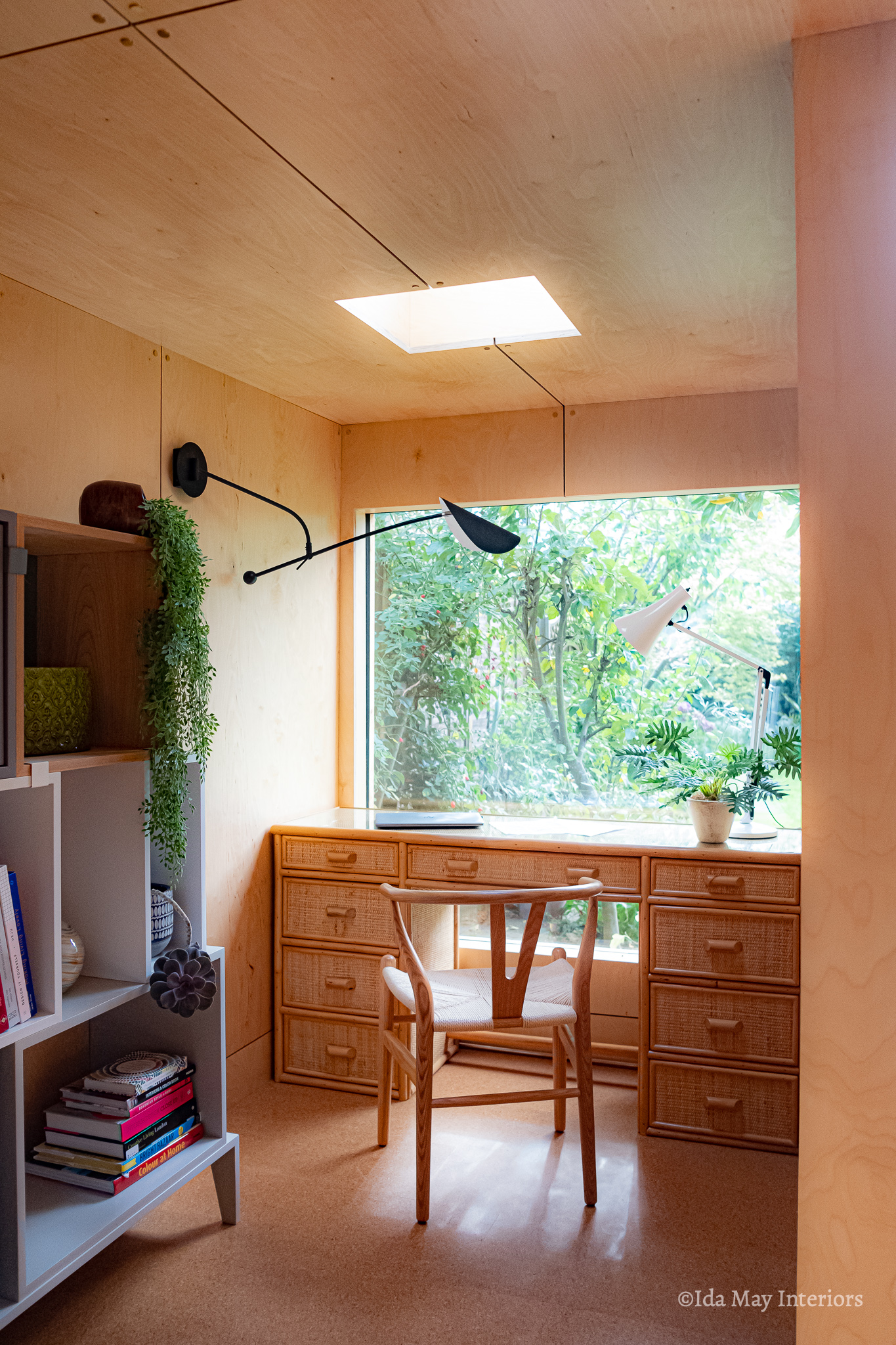 Home office interior design by Ida May Interiors